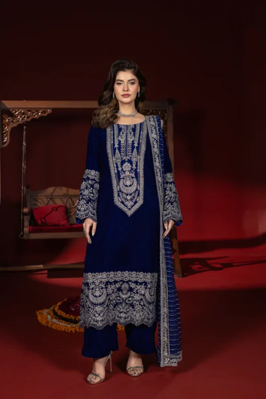 Luxury Formal Embroidered Suit
